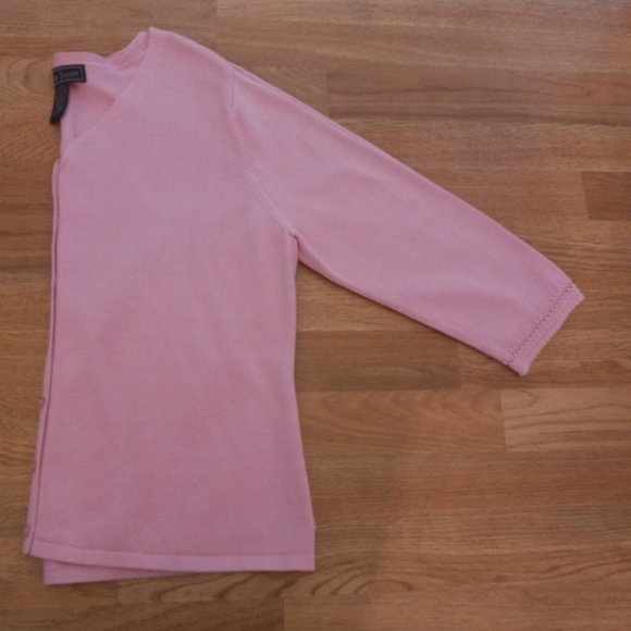 Girls' Laura Scott Pink Cardigan Size XL (18) - Picture 5 of 7